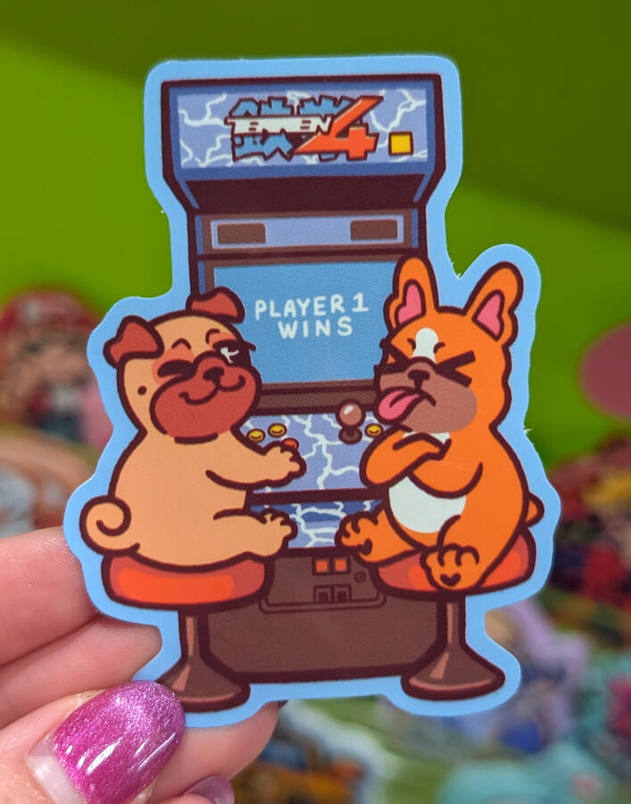Arcade sticker