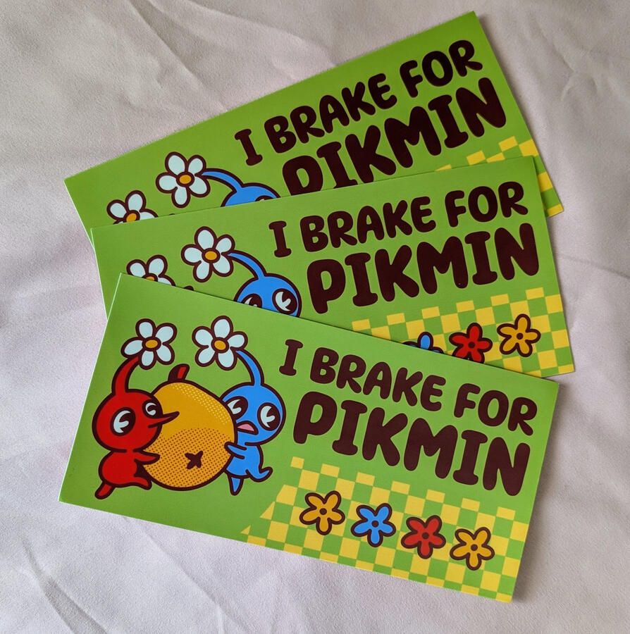 Pikmin Bumper Sticker